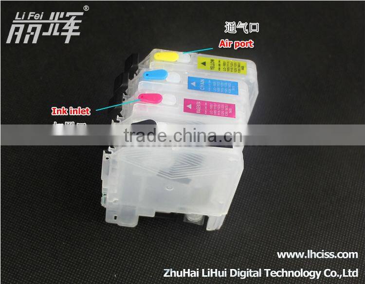 refillable ink cartridge/set for Brother LC-567BK LC-569BK LC565 Lifei use for Brother MFC-J2310/J2510/3520/J3720printer/deskjet