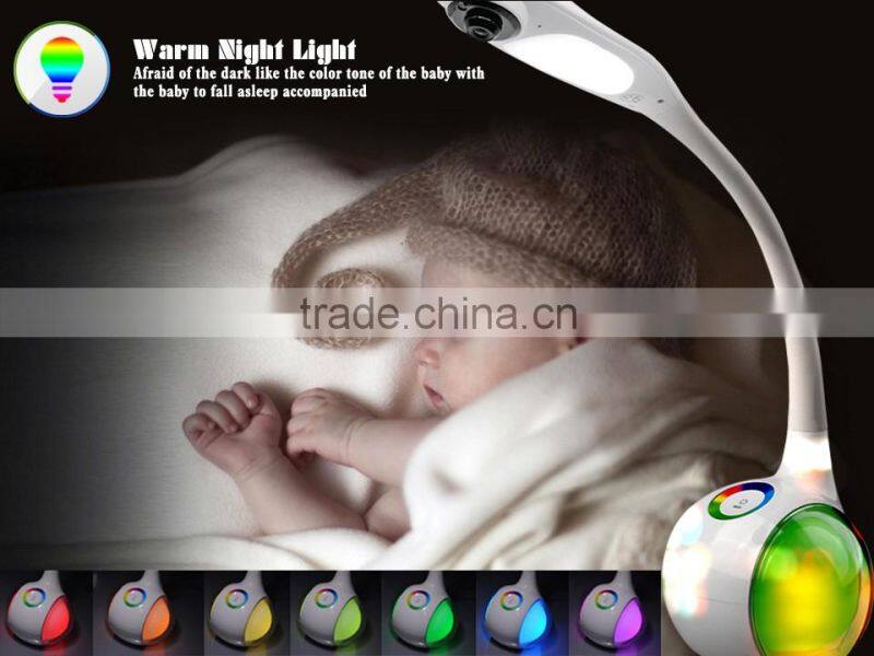 Wifi mobile phone remote control smart desk lamp for baby/kids monitor