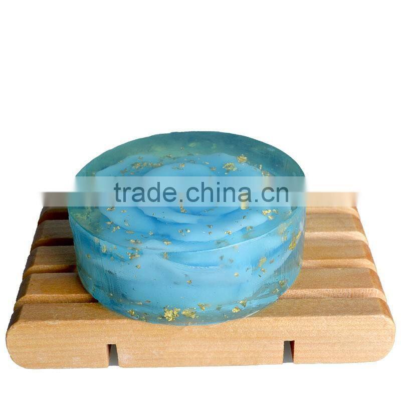 Blue Enchantress Essential Oil Gold Foil Facial Soaps Bath Soaps