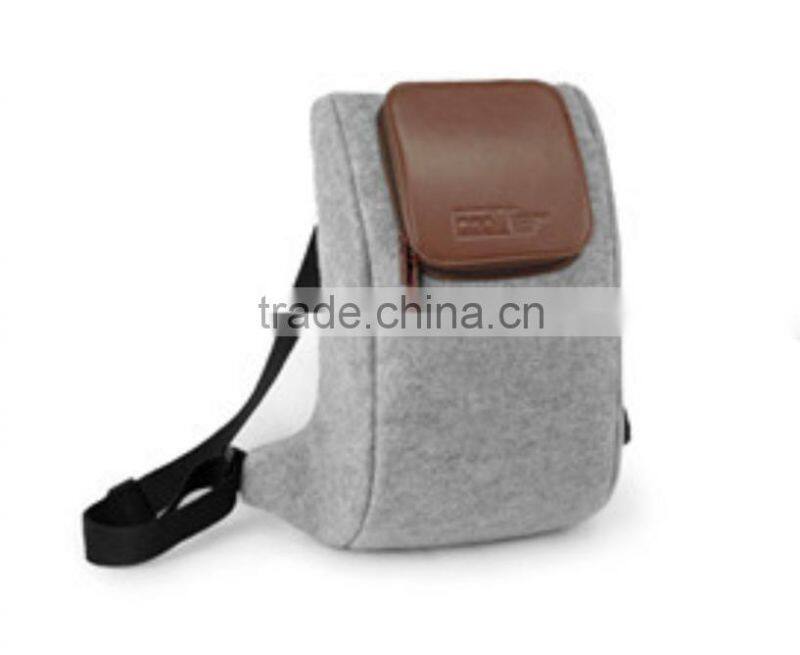 2016 Wholesale backpack Fashion felt Backpack new design felt sport backpack