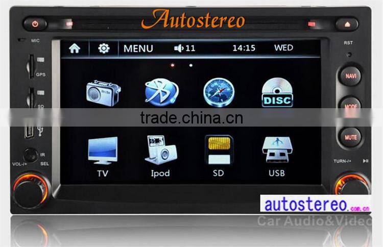Car stereo 2 Din Car DVD Player GPS Navigation System forJezz Car Audio with Satnav
