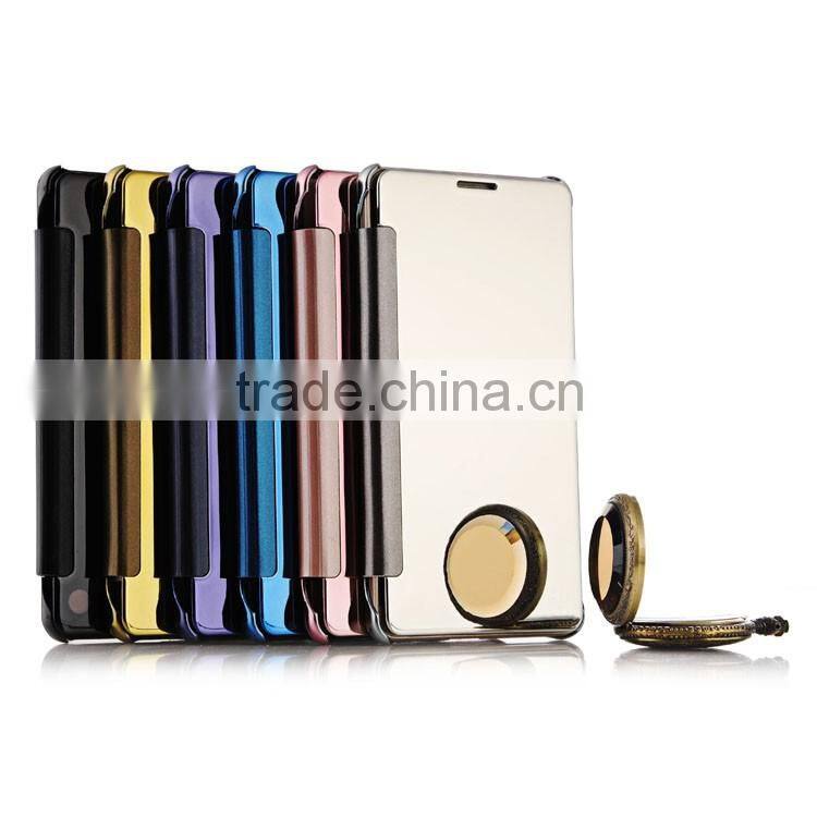 Samco Luxury Electroplated Smart Mirror for Huawei Ascend Mate 8 Flip Leather Cover Case