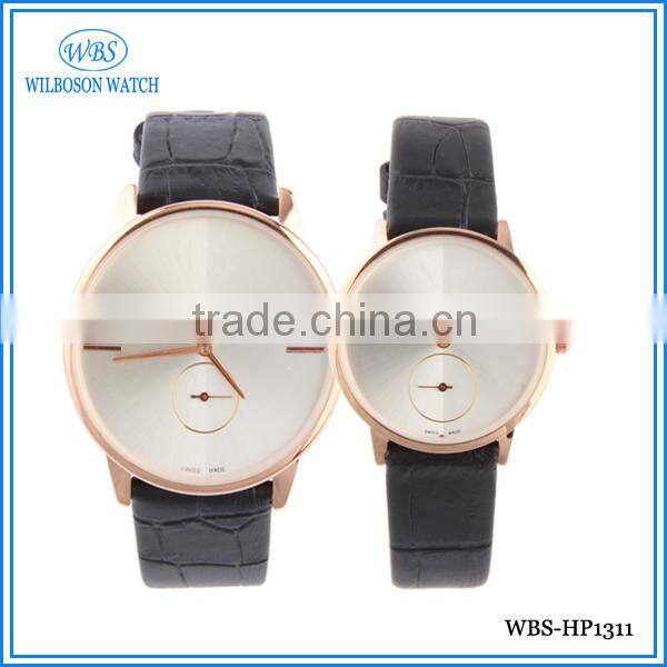 Fashion geneva quartz women men's watches good price