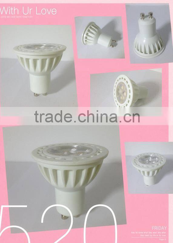 GU10 Plastic&Alu led spotlight