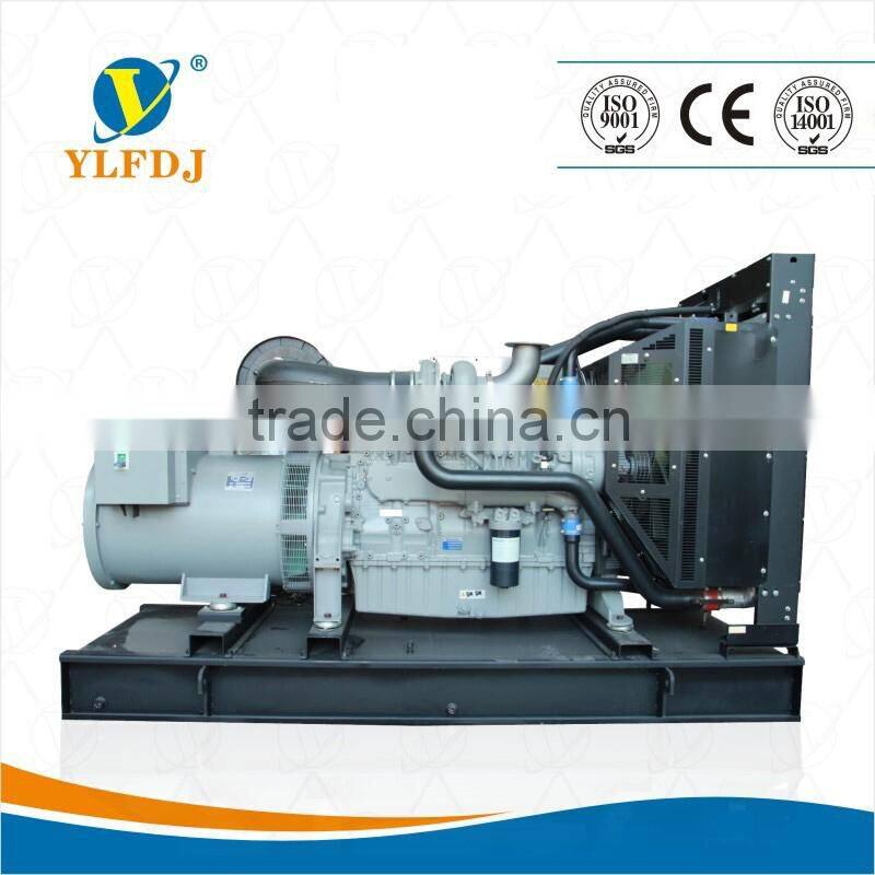Open type 350KVA (280kw) diesel generator set with Perkins engine.