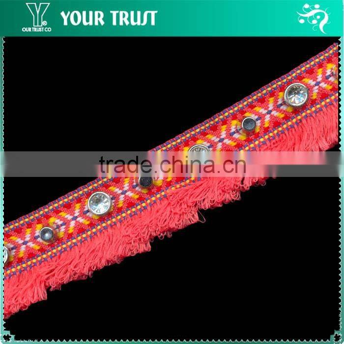 7MM Gunmetal Metal Grommet Cross Black Leather Tide Up Trimming