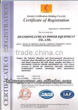 50-1000KW 5MW 10MW Coal Bed Gas Generator Set