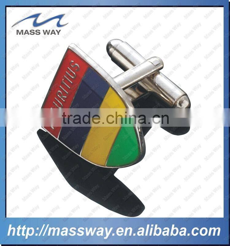 latest T-Shirt tie bar or brass silver fashion custom metal mens cufflink