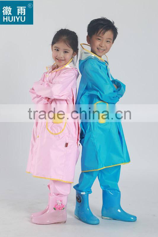 OEM factory customized raincoat baby rainsuit wateproof breathable