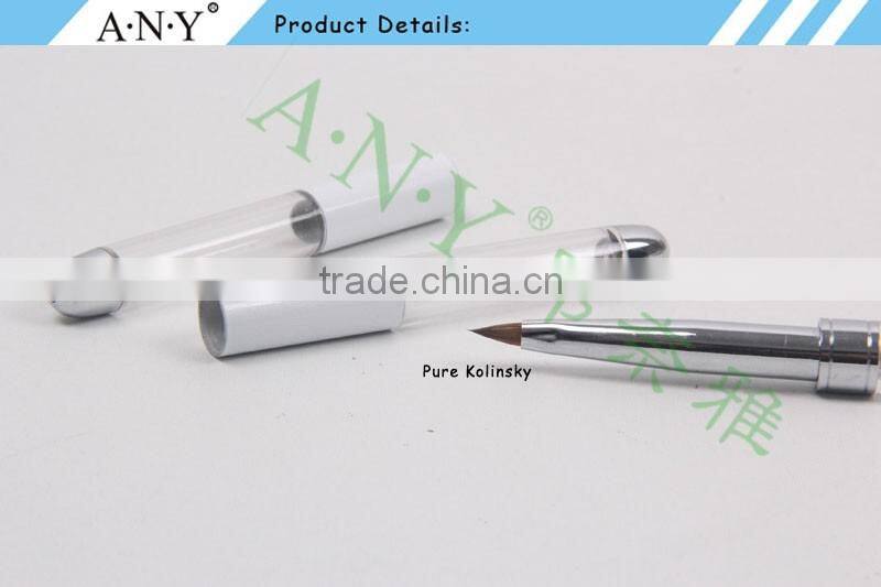 ANY Rhinestone Double Side Using Nail Design 3D Flat Nail Art Brush Angular