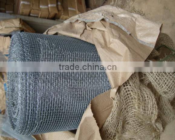 galvanised square wire netting