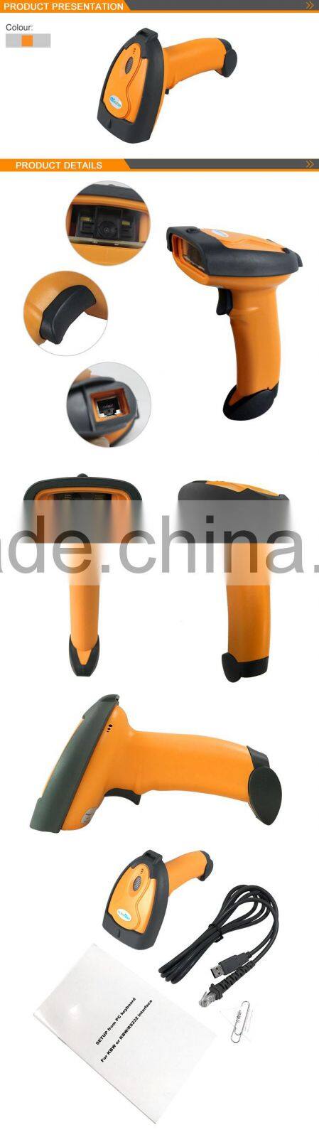 High Quality:NT-8099 Wired 1D&2D&QR code handheld Laser Barcode Scanner for Supermarket