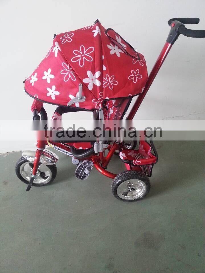 Lowest price kids tricycle/aluminum fram baby stroller/baby push bike