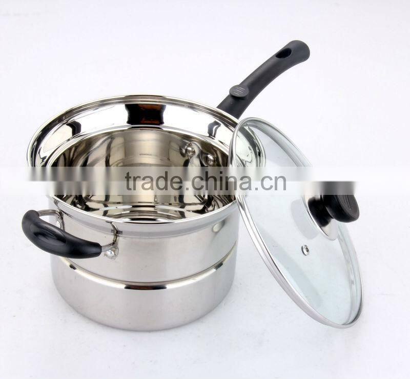 21CM Stailness Steel Multipurpose Mini Soup Pot