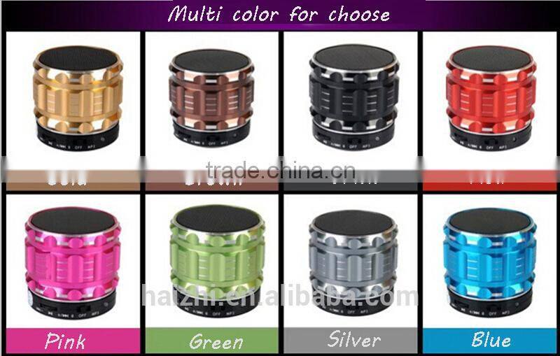 2015 best price FM portable wireless bluetooth mini speaker card slot and usb flash drive slot