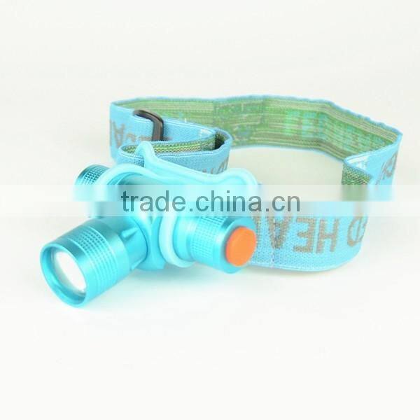 colorful High power headlamp aluminum LED flashlight