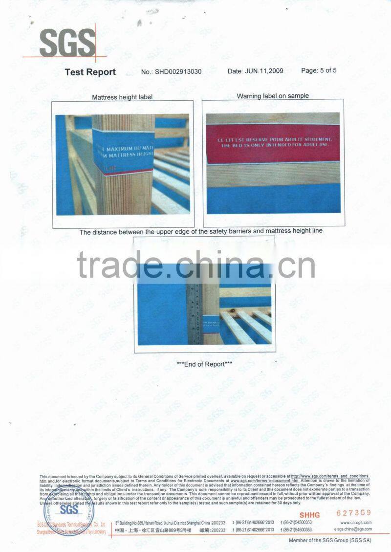 Cheap Price Wooden Separable Kids Bunk Beds