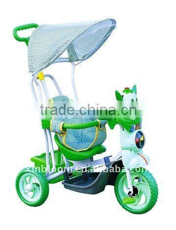 green baby tricycle