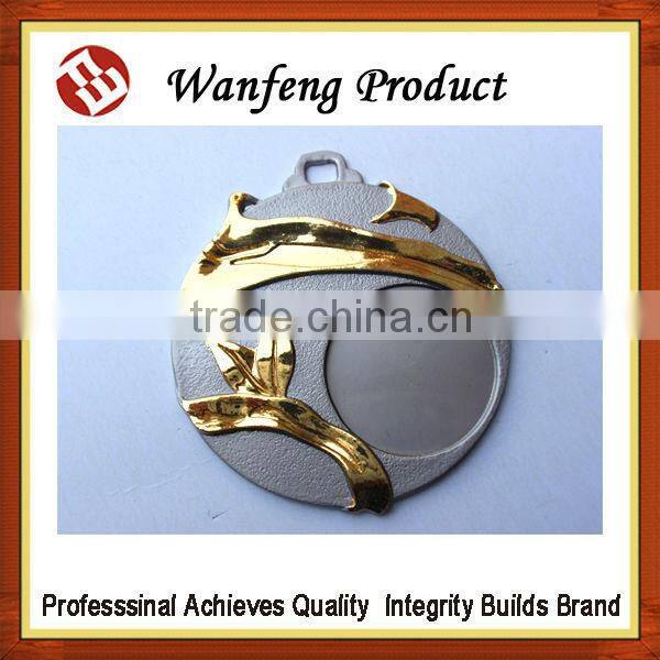 Menufacture Supply Gold silver bronze custom sports award medallion engraved souvenir metal medals