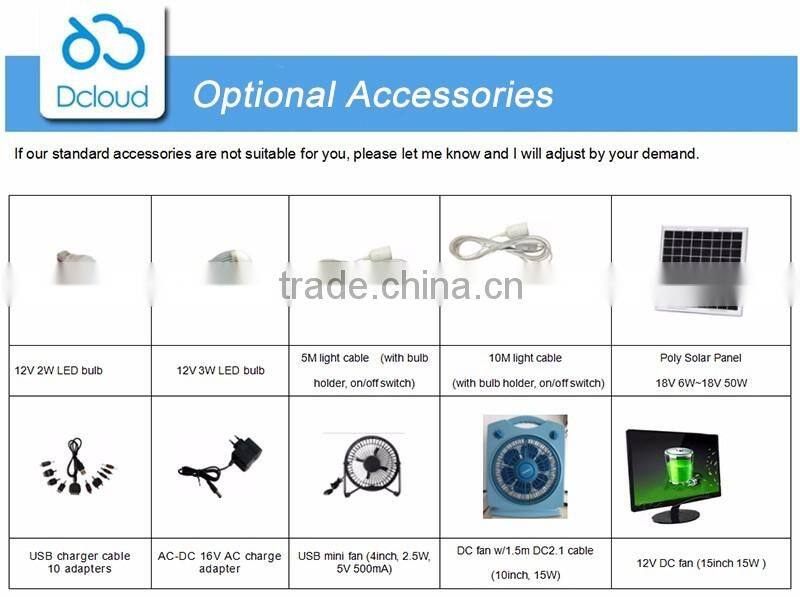 30w daily use product home solar electricity generation system