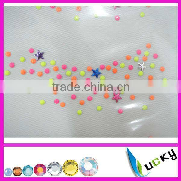 hot fix rhinestuds neon lime hotfix octagon neon lime