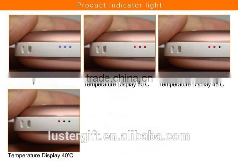 New hot products 5000mAh battery charger with hand warmer Li-polymer battery power bank