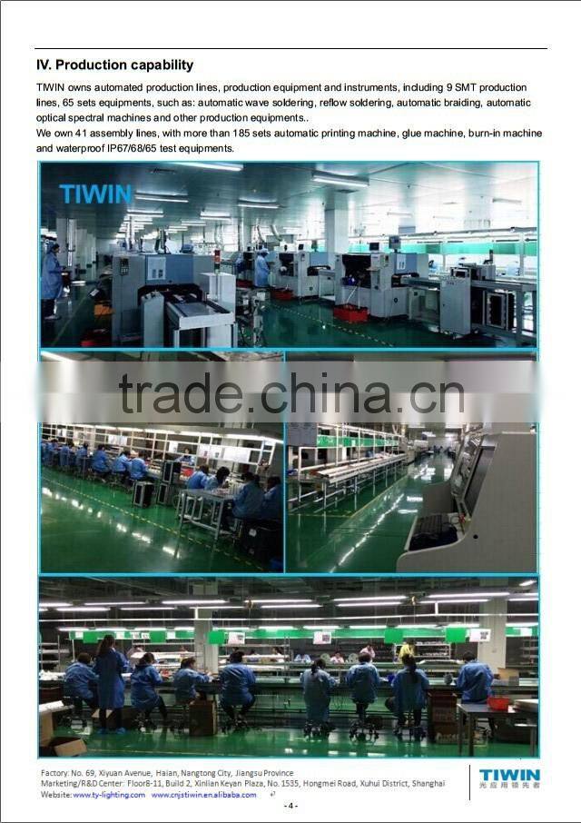 TIWIN 12W 3000K Made in China high quality high lumen led light track with 100-240VAC