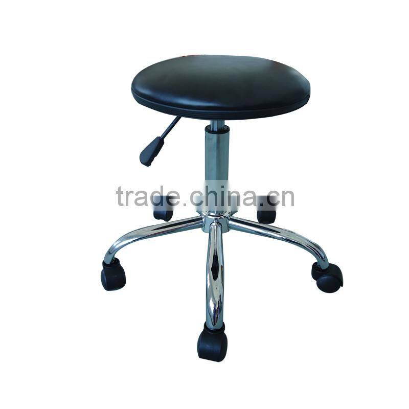 PU leather black office antistatic adjustable chair