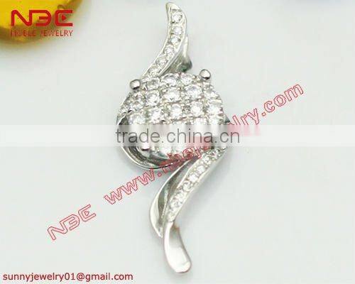 925 sterling silver designer jewelry flower pendant