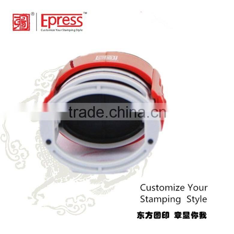 China suppliers custom oval self inking stamp with black ink cartridge