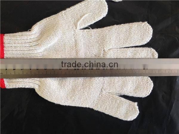 22cm white cotton hand gloves