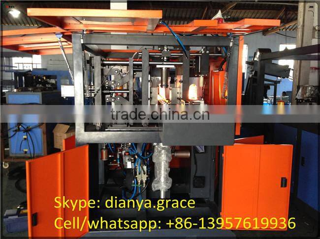 PET jar blow moulding machine, manual blowing machine, automatic PET manual blow molding machine