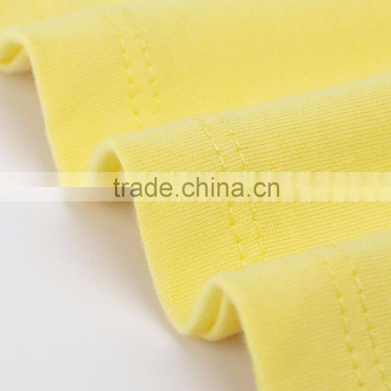 Custom Logo T Shirt Cotton kind of Knit Fabric T-Shirt Custom Print 2016