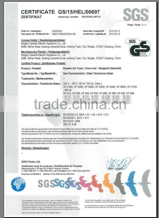 Digital Control Low Fat 3.2l Capacity Air Fryer