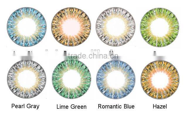 2016 Yearly Colored eye contact lenses EYE-TO-EYE ROMANCE color lenses