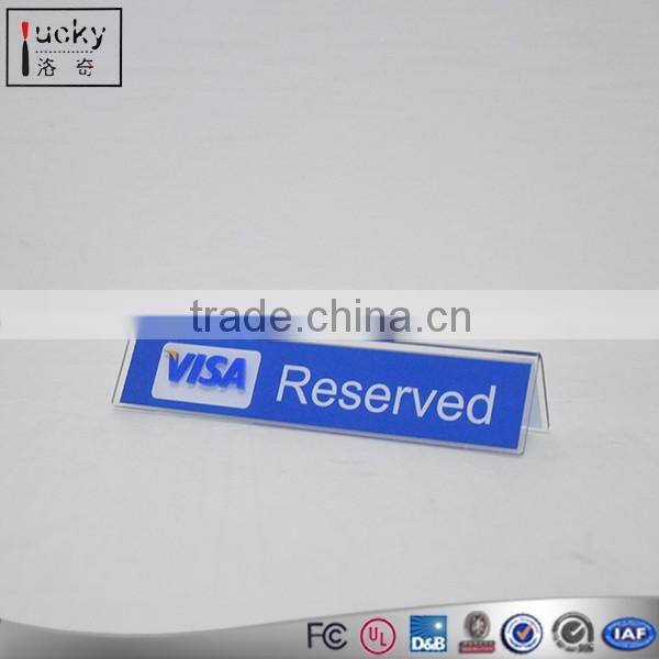 Red Acrylic Wall Holder With Two Pocket