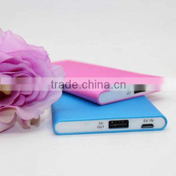 Emergency mobile power bank 4000mAh for for Traveling & Hiking