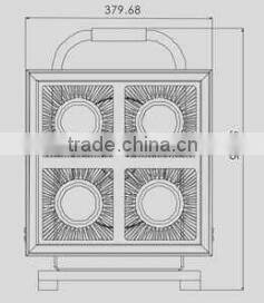2016 Europe Hotsale Outdoor Use Mobile Charging 4*1 Square led Flood Light