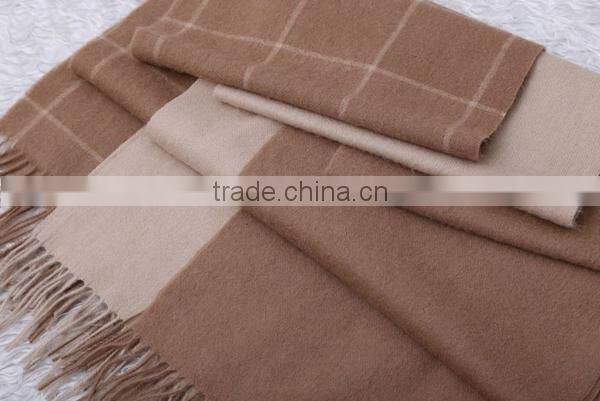 soft and warm camel cashmere scarf