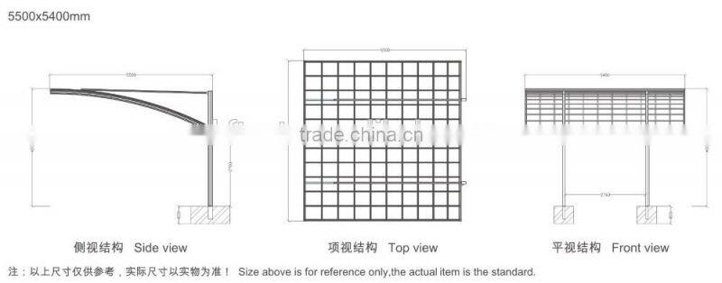 2 Car Aluminum Carport