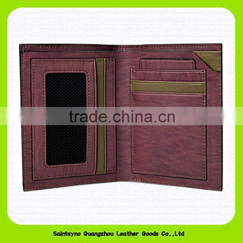 15640 Factory fashion short wallet leather rfid blocking men wallet
