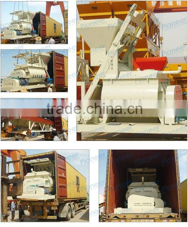 Concrete mixer popular construction equipment JS750 building machine on sale
