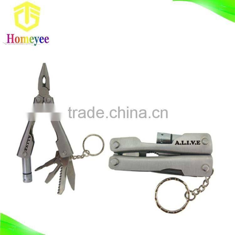 mini pocket plier Combination Plier Multi-Function Foldable Pliers with LED light