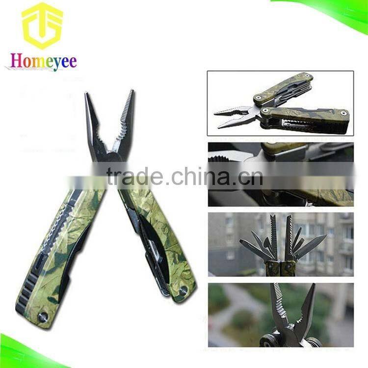 Camouflage Handle Multi Tools Plier With Nylon Bag