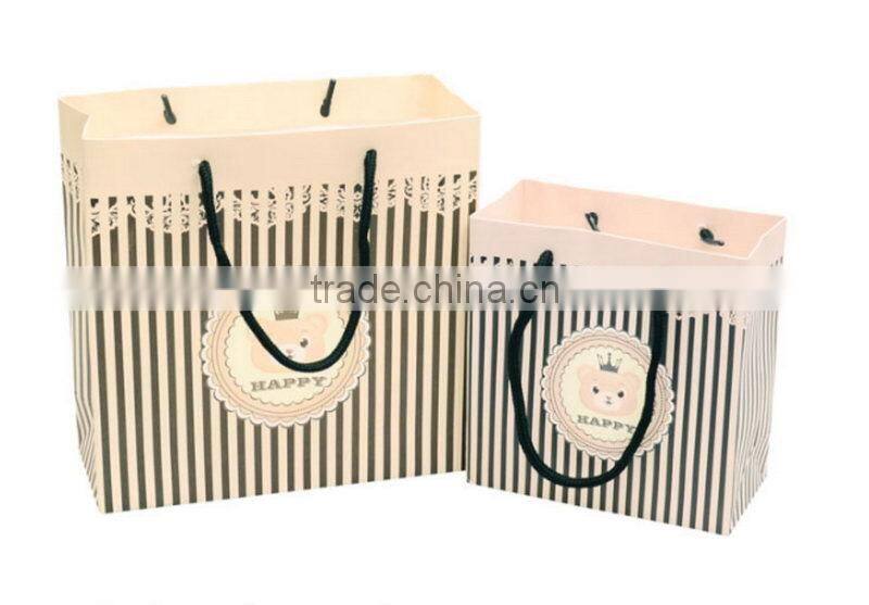 Quality unique luxury printed paper gift packaging bag