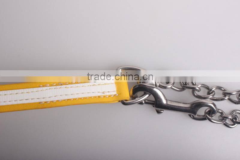 High quality PVC horse lead with hardware chain