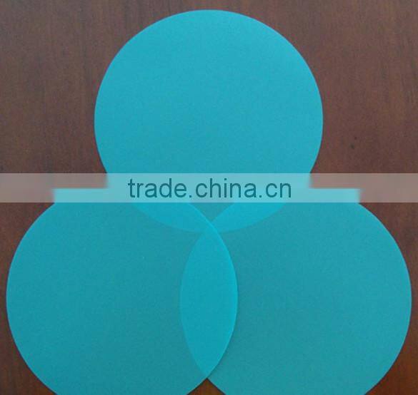 4"and 5" round type 3 mico meter D fiber optic polishing films/ polish lapping film