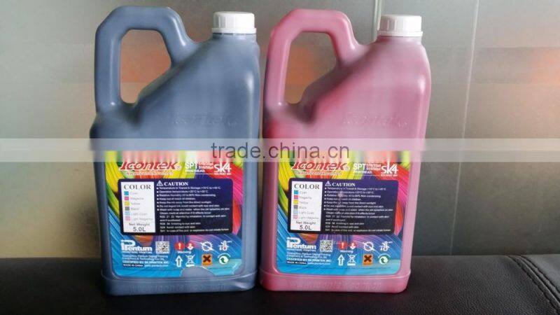 2015 ICONTEK NEW INK BOTTLE FOR ICONTEK SOLVENT PRINTER SPT510/35PL