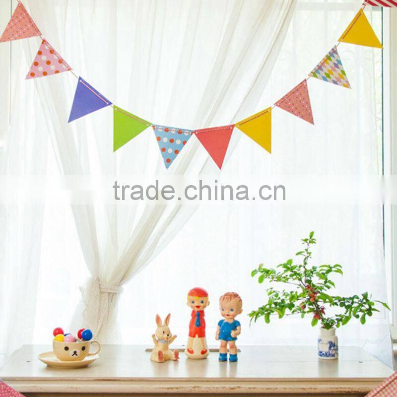 toot sweet party decoration triangle flag