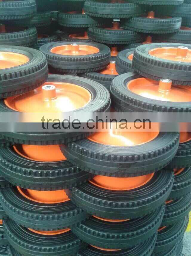 16x4.00-8 wheelbarrow solid rubber wheel